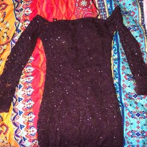 Sparkly skin tight dress